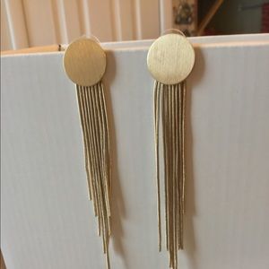 Gold Tassel Earrings